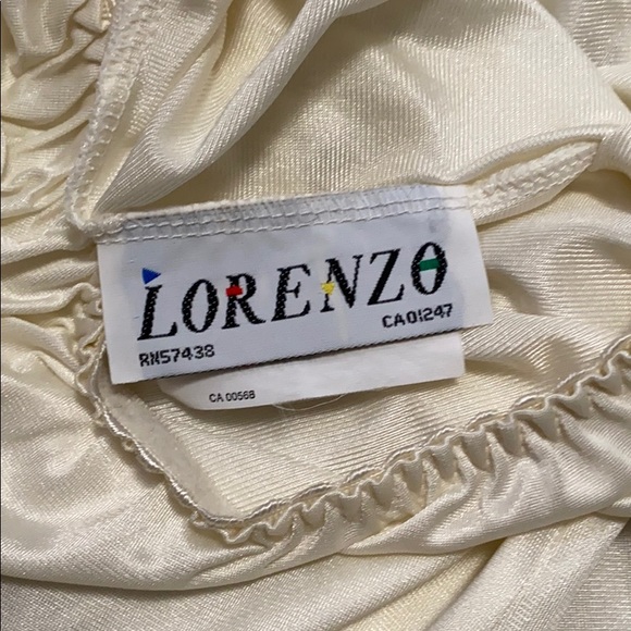 Vintage cream tap shorts with lace hem - Picture 5 of 5